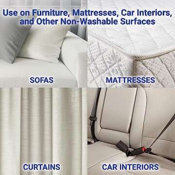 Rid Home Lice Bed Bug Dust Mite Spray Home Treatment Spray With Permethrin Kills Lice and Lice Eggs on Mattresses Furniture Car Interiors and Other Nonwashable Items Spray Can , 5 Ounce