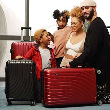 Camel Mountain Luggage Set - Stylish & Durable for Travel