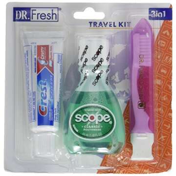 Compact Dr. Fresh Travel Kit for Oral Hygiene on the Go