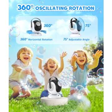 Joyfuture Bubble Machine - Fun Blower for Kids Outdoors