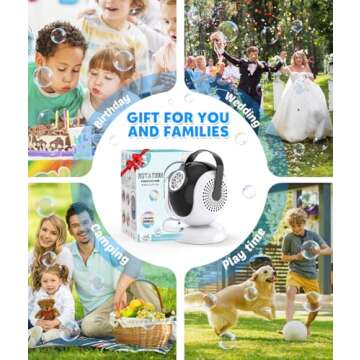 Joyfuture Bubble Machine - Fun Blower for Kids Outdoors