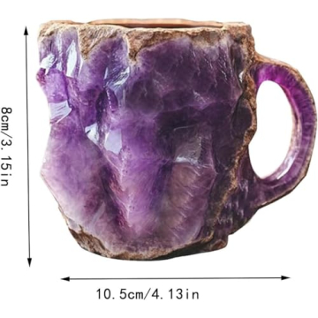 Wusdayer 200ml Mineral Crystal Coffee Mugs - Colorful