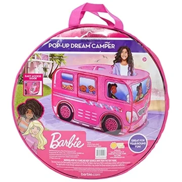 Barbie Dream Camper Pop Up Play Tent - Perfect for Kids Adventures