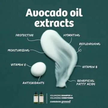 Common Ground Vegan Shampoo & Conditioner Set for All Hair Types