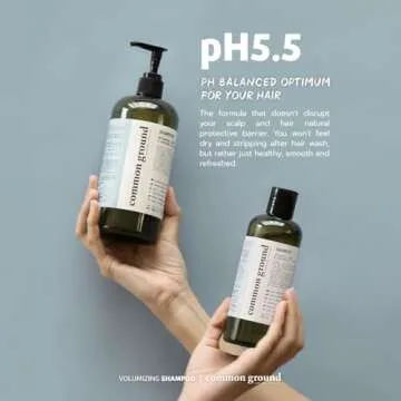 Common Ground Vegan Shampoo & Conditioner Set for All Hair Types