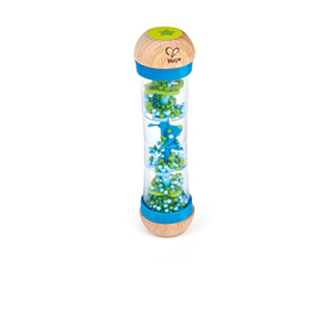 Hape Beaded Raindrops | Musical Rainmaker Toy for Infants