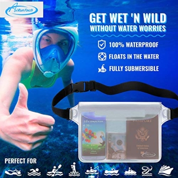 AiRunTech Waterproof Pouch for Beach and Water Activities
