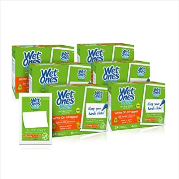 Wet Ones Antibacterial Hand Wipes for Kids with Note Wrapper