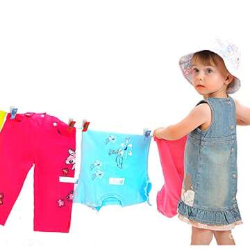 Sewing Clips, Pack of 60 Multipurpose Fabric Clips, Quilting Clips, Binding Clips for Quilting Clips for Sewing, Assorted Colors Craft Clips with Tin Box Package, Also Suitable for Hanging Objects