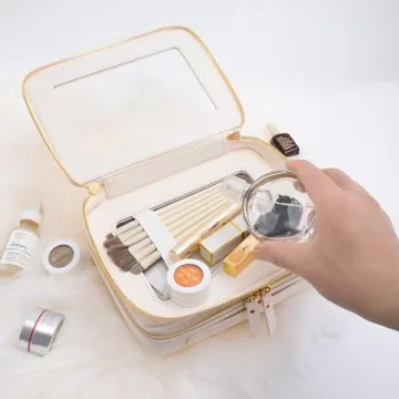 Aveniee Large Clear Makeup Bags for Stylish Organization