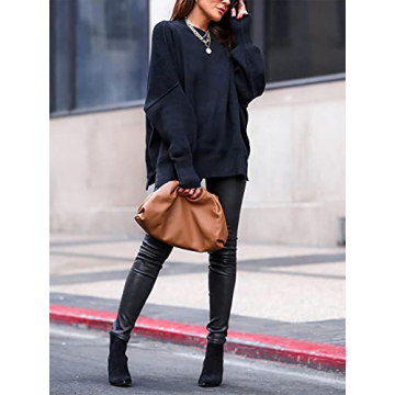 Stylish Women’s Oversized Knit Sweater for Casual Chic