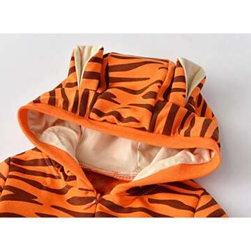 Okbebe Baby Boys Girls Cartoon Tiger Costume Romper