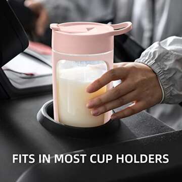 JOTER & LIBEAR Electric Shaker Bottle, Made with Tritan - BPA Free - Portable Mixer Cup/USB Recharge...