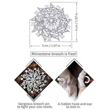 Aukmla Wedding Faux Fur Shawls and Wraps Bridal Fur Stole Bridesmaids Shrug Winter Cover Up for Women and Brides (White+Brown, US 16-22 (L-2XL))