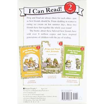 The Frog and Toad Collection Box Set: A Box Set of 3 Books From the Classic Animal Friendship and Ad...