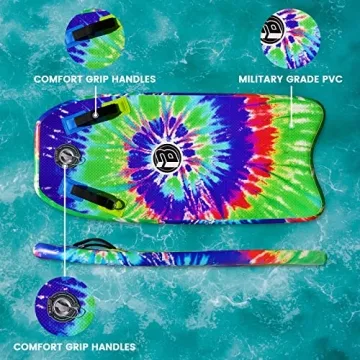 BoardX Inflatable Bodyboard Lightweight 48" Portable Surfboard