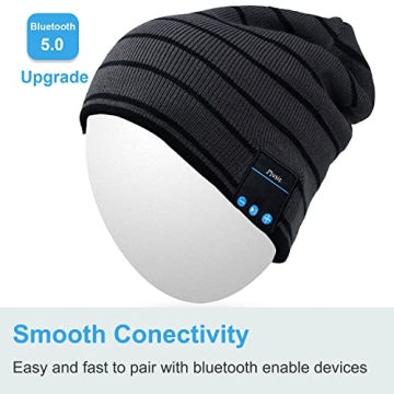Rotibox Bluetooth Beanie Hat - Wireless Headphones for Sports