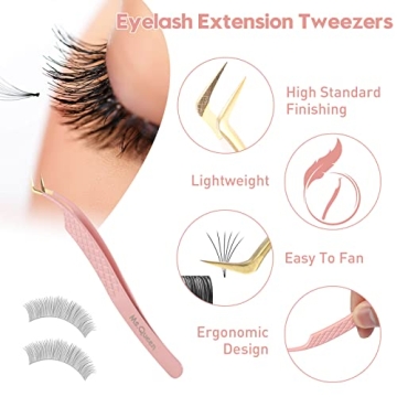 Affordable High Precision Eyelash Extension Tweezers
