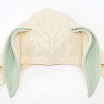 Meri Meri Mint Bunny Baby Bonnet for Infants