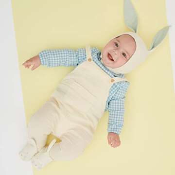 Meri Meri Mint Bunny Baby Bonnet for Infants