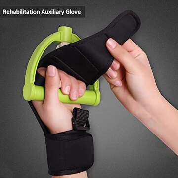 Finger Splint Brace Ability,KIKIGOAL Finger Gloves Brace Elderly Fist Stroke Hemiplegia Hand Training
