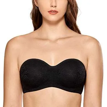 Lace Strapless Underwire Bra for Modern Women - DELIMIRA