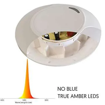 Sleep Aid Amber Night Light Plug in with Dusk to Dawn Sensor, Low Blue LED Promotes melatonin Production and Healthy Sleep, ON-Off-Auto Toggle, 2-Pack