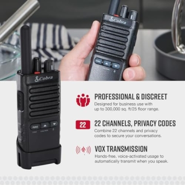 Cobra PX650 Walkie Talkies - Business Communication Solution