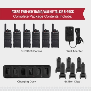 Cobra PX650 Walkie Talkies - Business Communication Solution