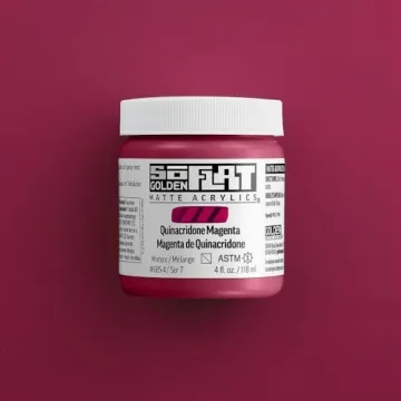 SoFlat Matte Acrylics by GOLDEN in Quinacridone Magenta 2 fl oz