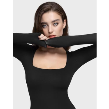 Stylish PUMIEY Long Sleeve Shirts for Women - Jet Black