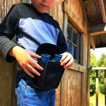 MiniMe Toy Box Kids Binoculars Best for Bird Watching, Outdoor Learning, and Camping - Shock Resista...