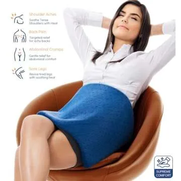 Comforting Electric Heating Pad for Back Pain Relief