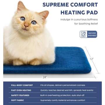 Comforting Electric Heating Pad for Back Pain Relief