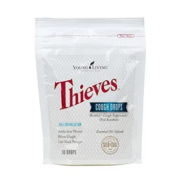Young Living Thieves Cough Drops | 30 ct | Natural Cough Relief with Essential Oils