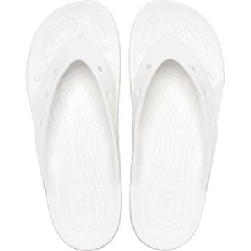 Shop Crocs Women's Classic Platform Flip Flops - White