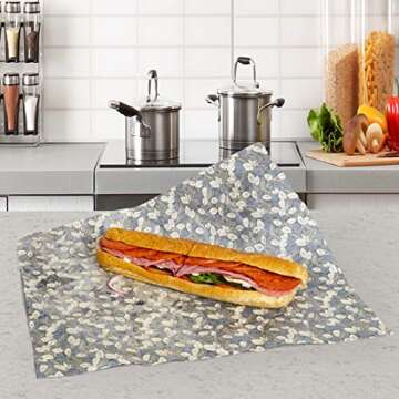 Eco-Friendly Beeswax Food Wraps - 4 Pack for Sustainable Living