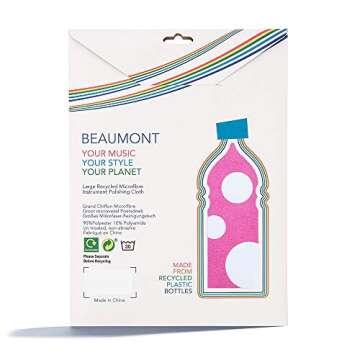 Beaumont Pink Polka Dot Musical Polishing & Cleaning Cloth 40x30 cm for Instruments