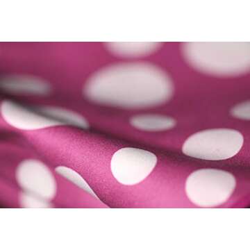Beaumont Pink Polka Dot Musical Cleaning Cloth 40x30cm