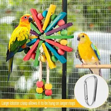 MEWTOGO Colorful Chewing and Foraging Bird Toys