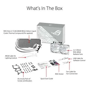 ASUS ROG Strix LC II 240 ARGB White Edition CPU Cooler