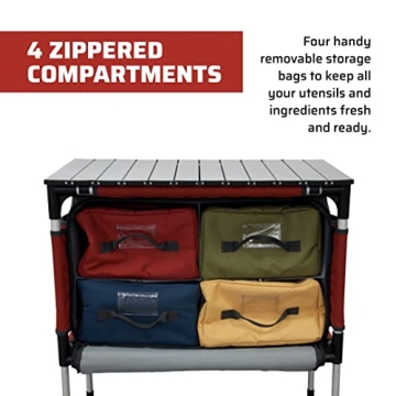 Camp Chef Sherpa Table Organizer for Outdoor Cooking Storage