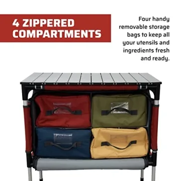 Camp Chef Sherpa Table Organizer for Outdoor Cooking Storage