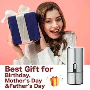 GREEN HOUSE Bottled Beer Foam Maker - Awesome Compact Gift for Beer Lovers. Basic Bottled Beer into ...