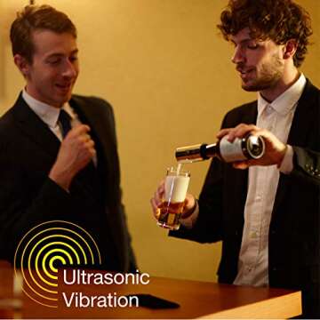 GREEN HOUSE Bottled Beer Foam Maker - Awesome Compact Gift for Beer Lovers. Basic Bottled Beer into a Delicious & Fine Tasty Beer with Ultra Fine Foam.