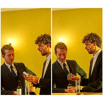 GREEN HOUSE Bottled Beer Foam Maker - Awesome Compact Gift for Beer Lovers. Basic Bottled Beer into a Delicious & Fine Tasty Beer with Ultra Fine Foam.