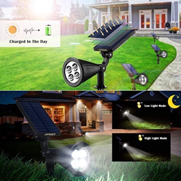 Adjustable Waterproof URPOWER Solar Lights for Outdoor Use