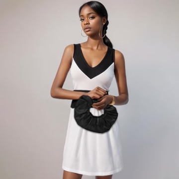 JENSVOIR Women's Black Evening Clutch - Stylish Party Purse