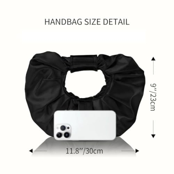 JENSVOIR Women's Black Evening Clutch - Stylish Party Purse