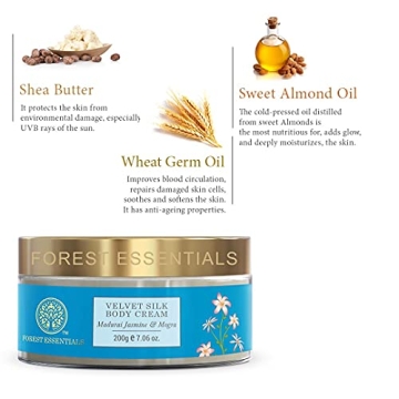 Forest Essentials Madurai Jasmine and Mogra Body Cream 200g